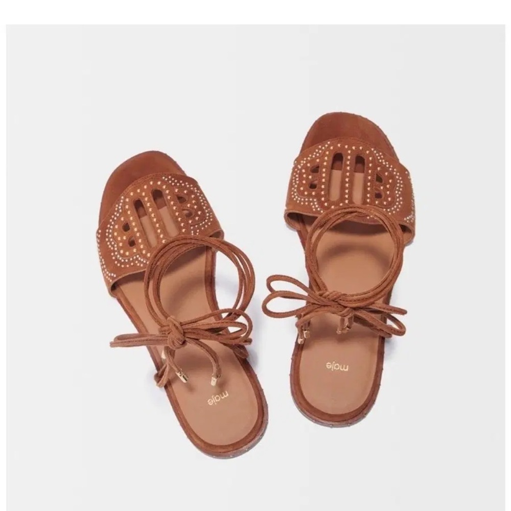 Maje Suede sandals size eu37